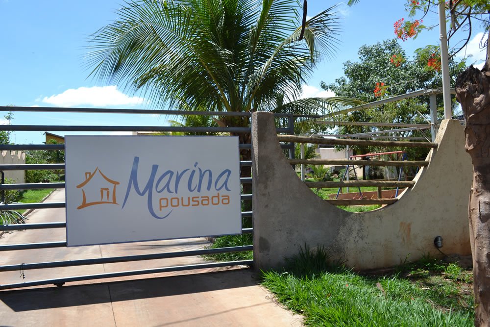 Entrada da pousada
