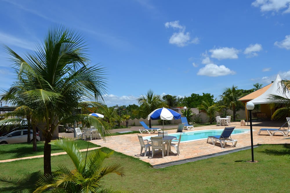 Jardim e quiosque