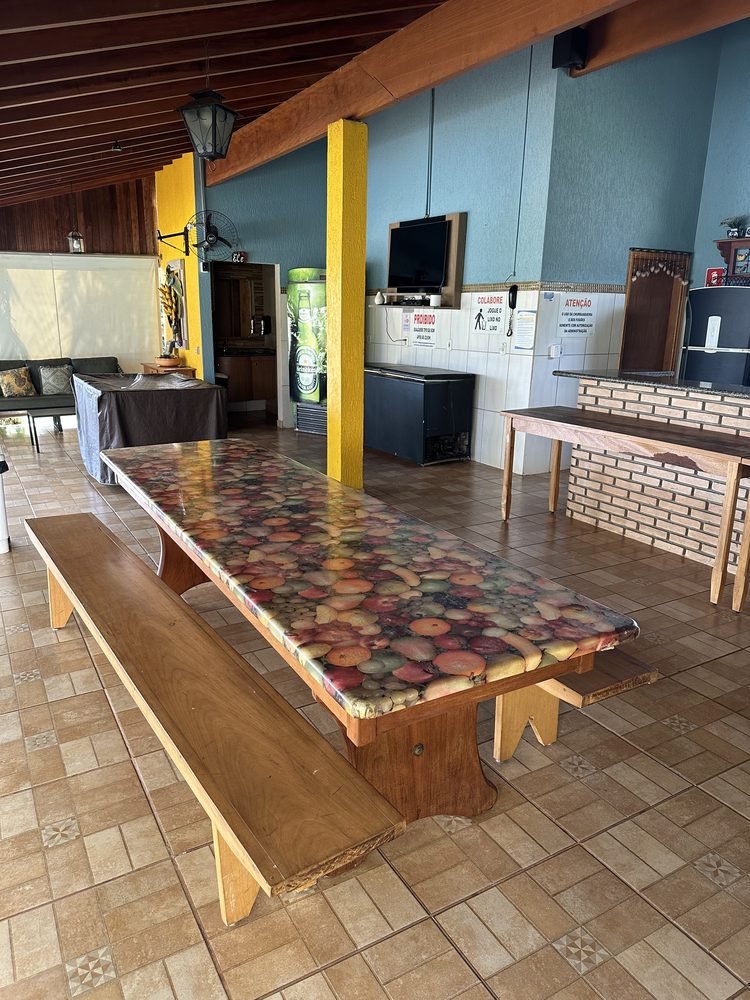 Salão de churrasqueira
